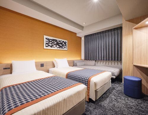 デラックスツイン（ソファベッド付）