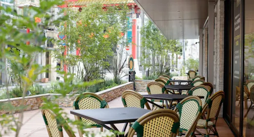 CafeOASISで夕食付プラン