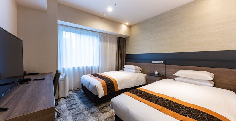 ツイン シャワーブース付き ベーシックプラン シンプルステイ 素泊まり プラン ホテルかずさや 一休 Comビジネス