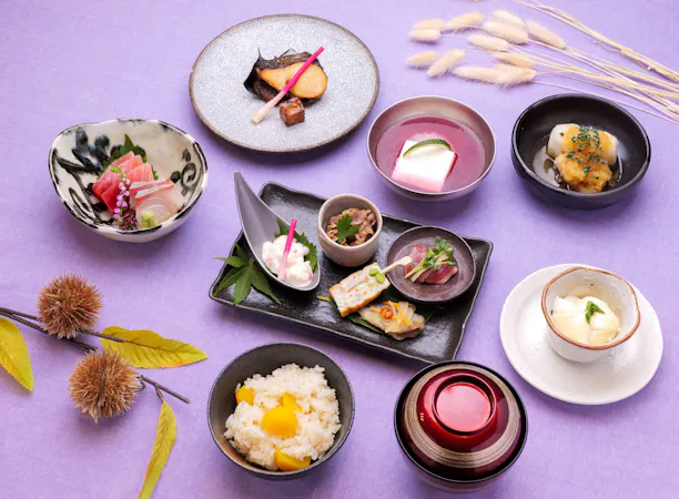 【夕食】季節の懐石 ※イメージ