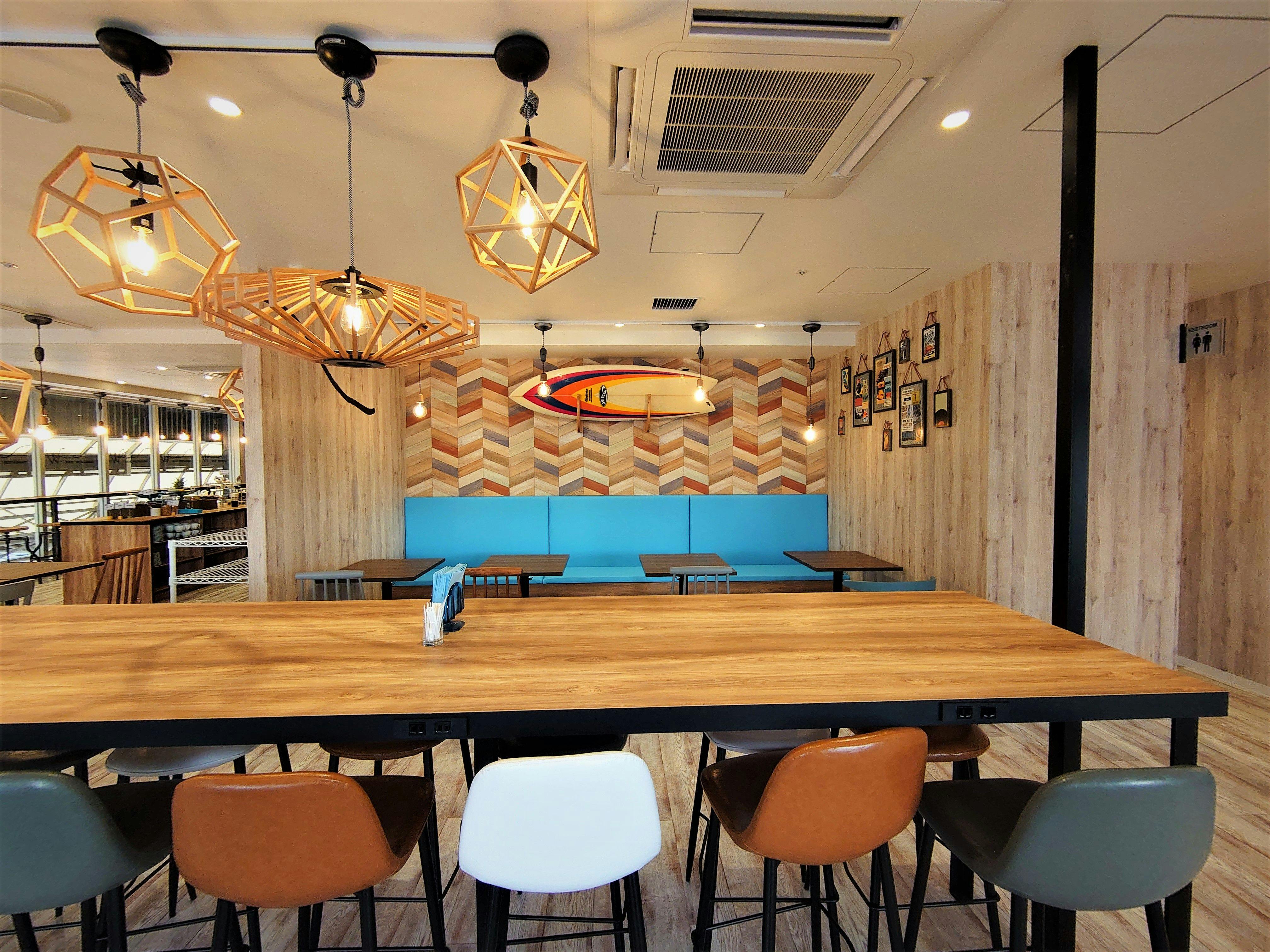 พื้นที่บุฟเฟ่ต์อาหารเช้า