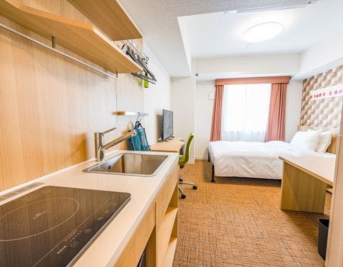 キッチン＆電子レンジ＆洗濯機付きダブル