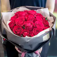 赤バラ20本の花束 ブーケ