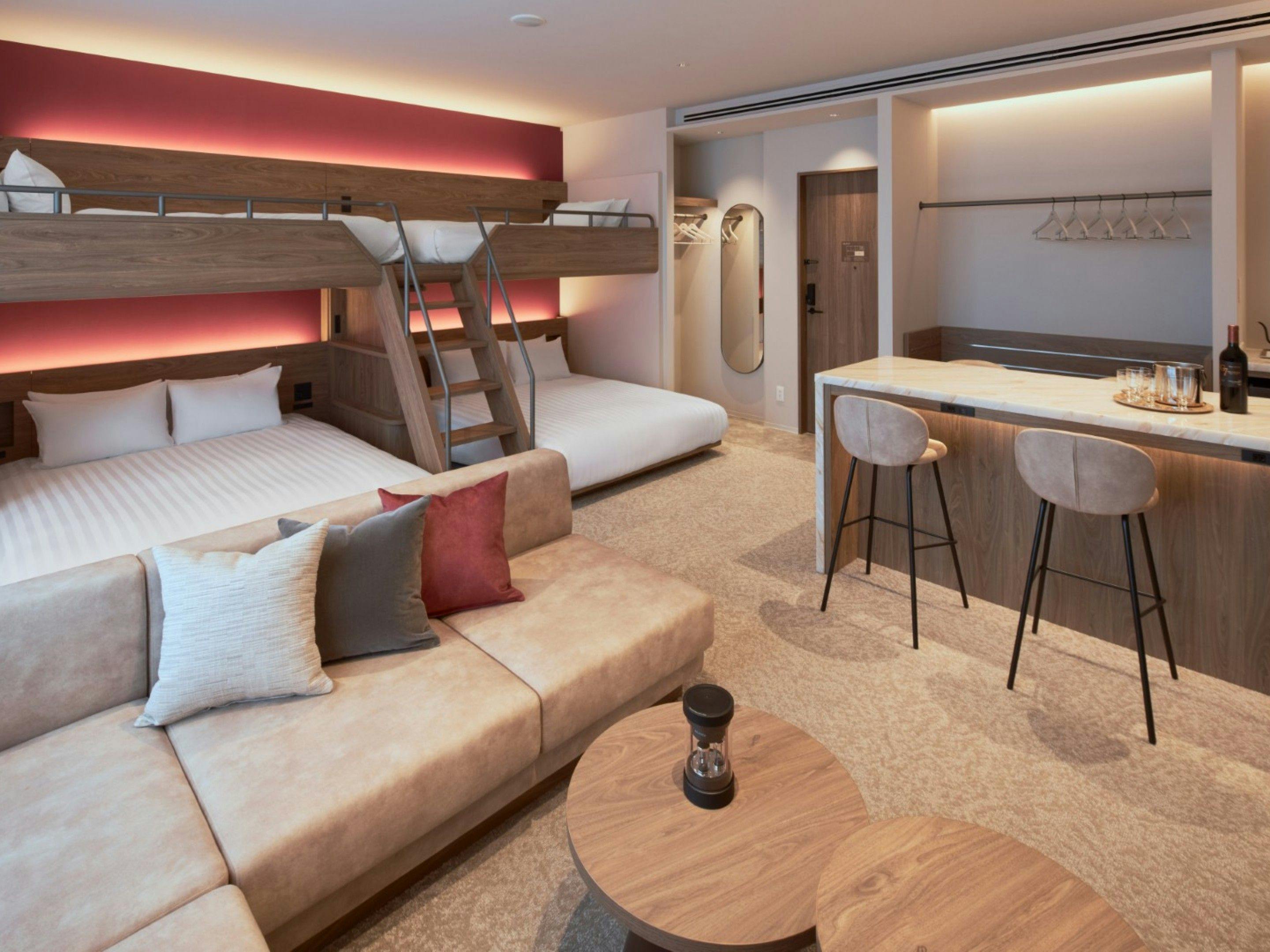 Sauna Bunk Suite:客室