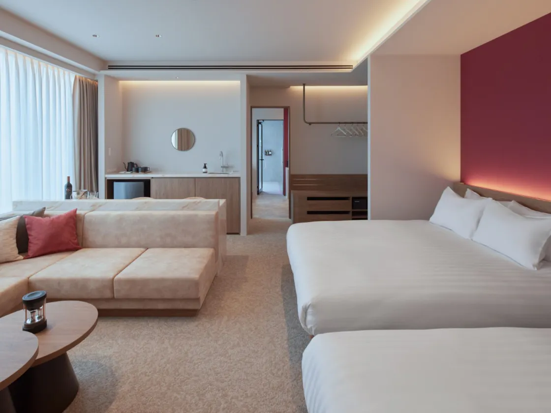 Sauna Twin Suite:客室