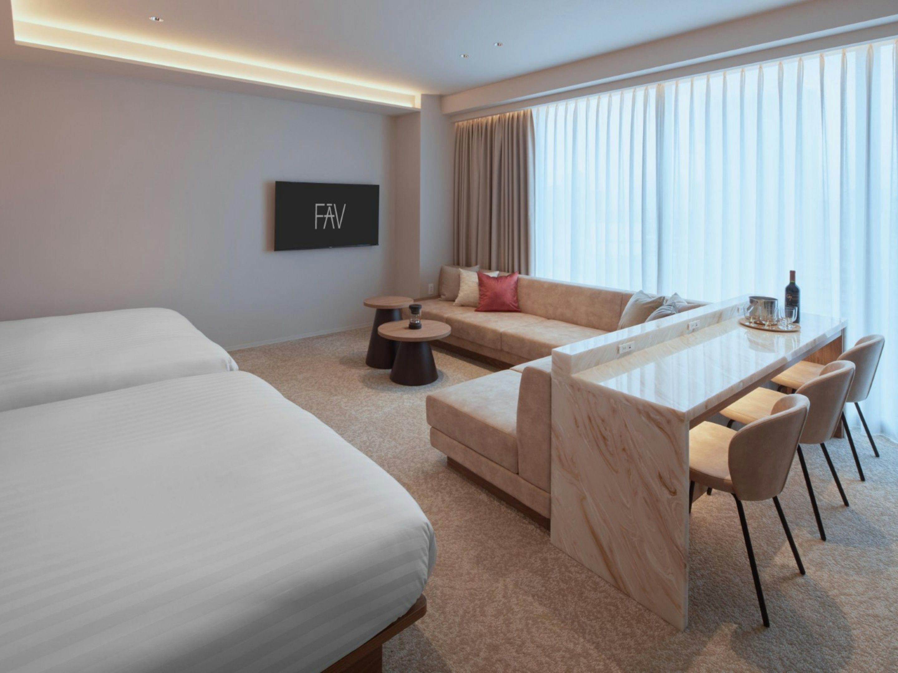 Sauna Twin Suite :客室