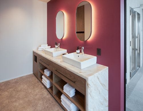 Sauna Twin Suite:客室内のサウナ