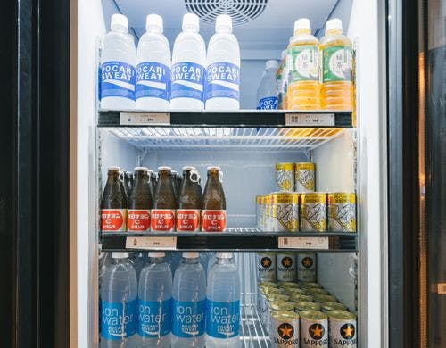 館内の飲料販売機