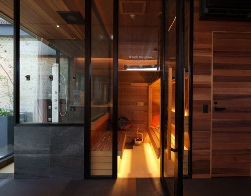 館内併設の個室サウナルーム