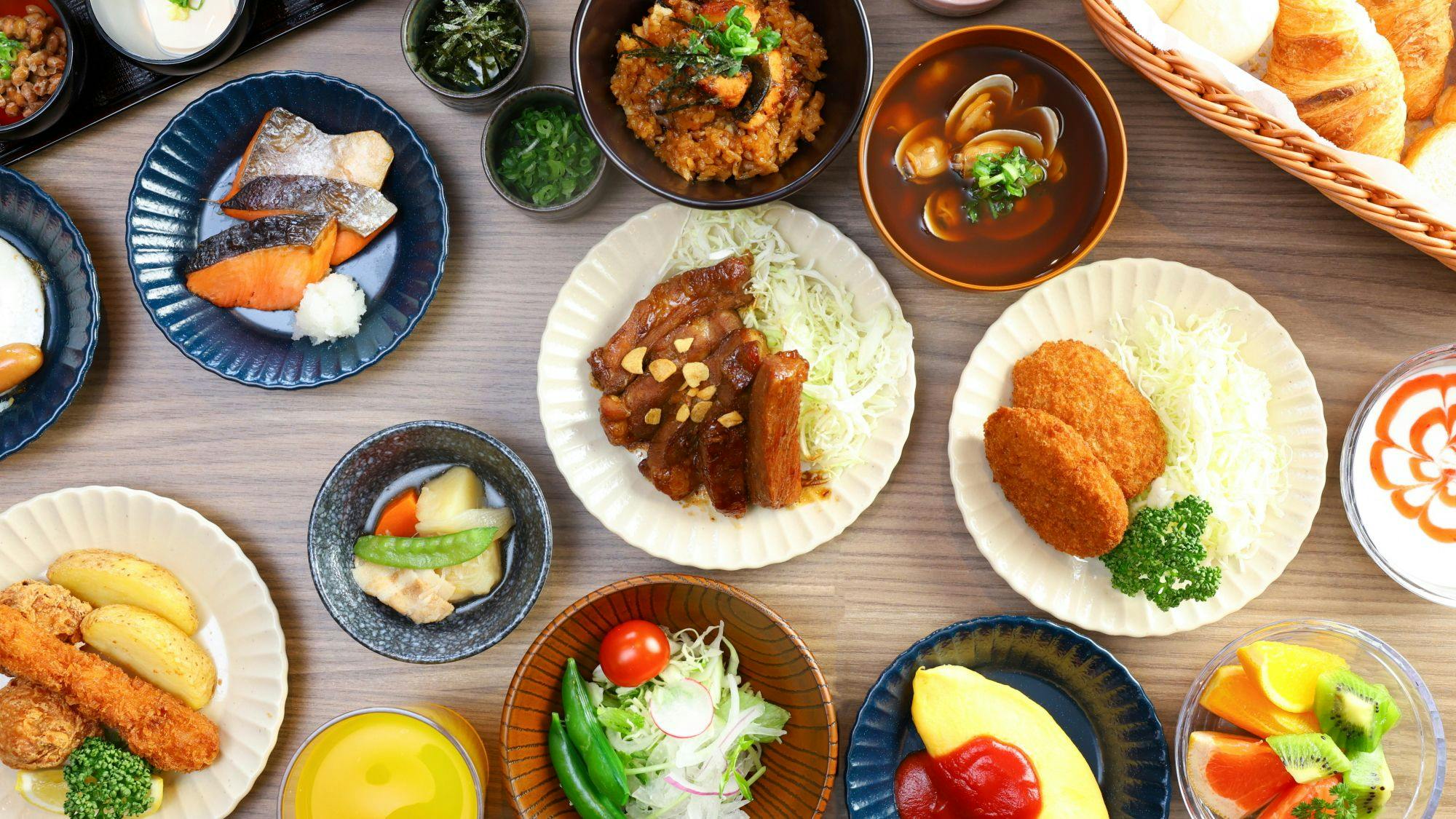 ภาพตัวอย่างอาหารเช้าที่ห้องอาหาร “OASIS”