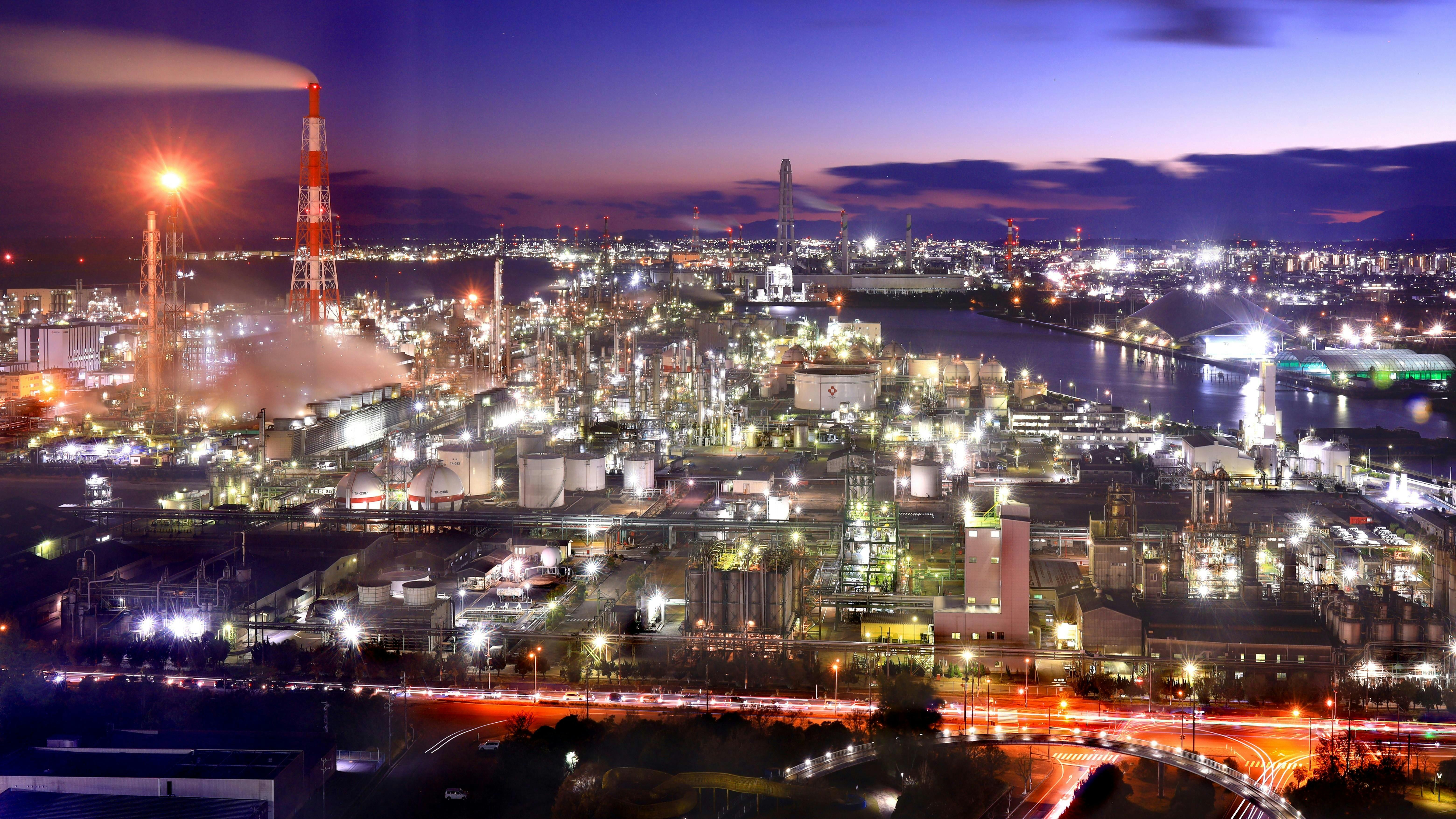 ◆นิคมอุตสาหกรรมโยกไคจิ (วิวกลางคืน)