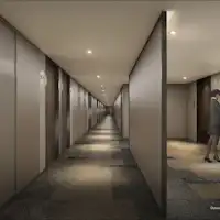 โถงลิฟต์ชั้นห้องพัก (ภาพประกอบ)