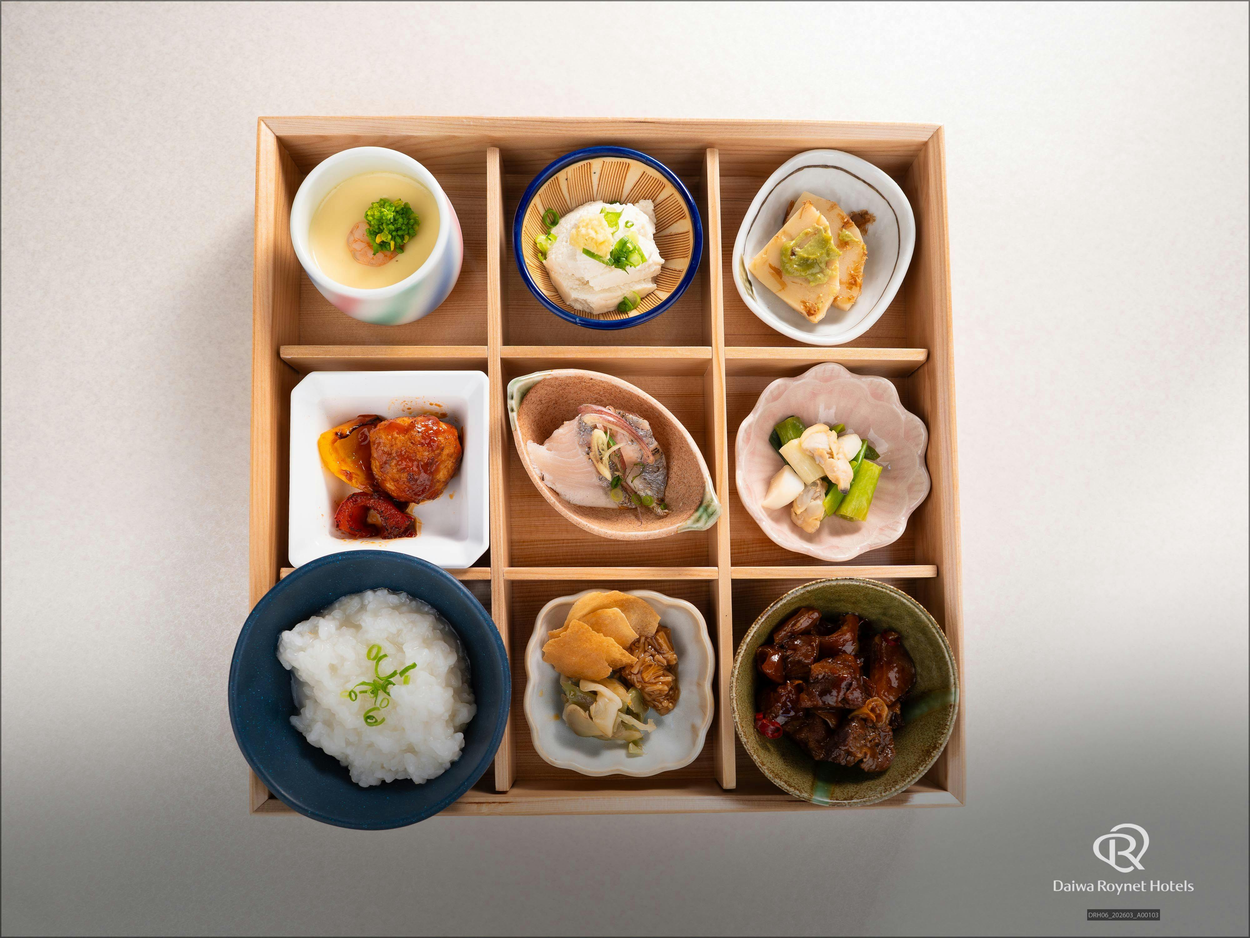 ภาพตัวอย่างการจัดเสิร์ฟอาหารเช้า