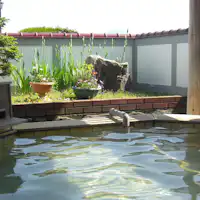 Pemandian terbuka taman (musim panas)