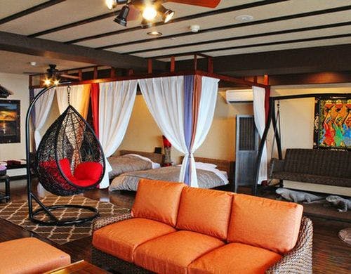 東南アジアのリゾートのような雰囲気。