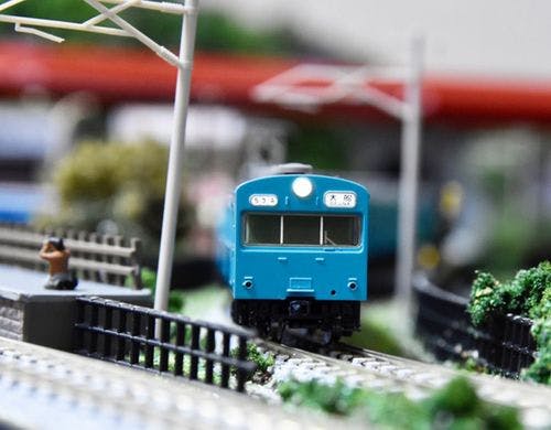 トレイン＆ファミリールーム・レール組立後