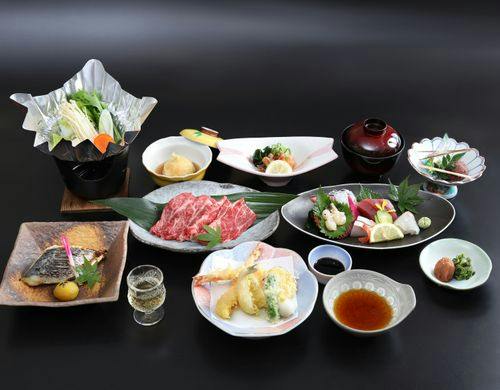国産牛しゃぶメインの会席プランです