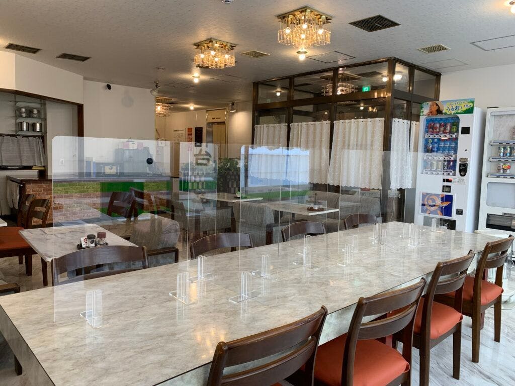 We have installed acrylic panels.