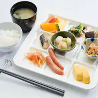 อาหารเช้า (ตัวอย่างการจัดอาหารแบบญี่ปุ่น)