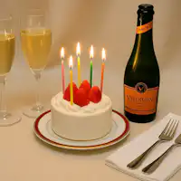 Kue & Anggur Sparkling