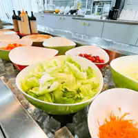 다채로운 아침 뷔페