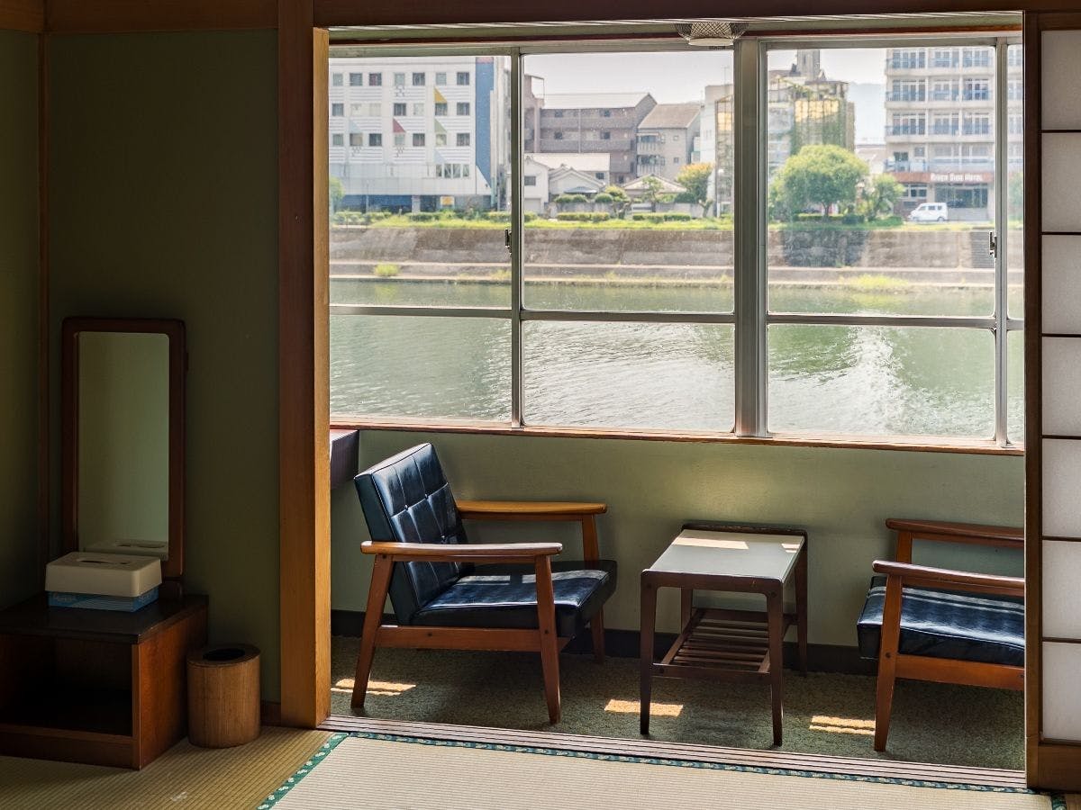 Kamar bergaya Jepang di sisi sungai (6-10 tatami) Wi-Fi gratis