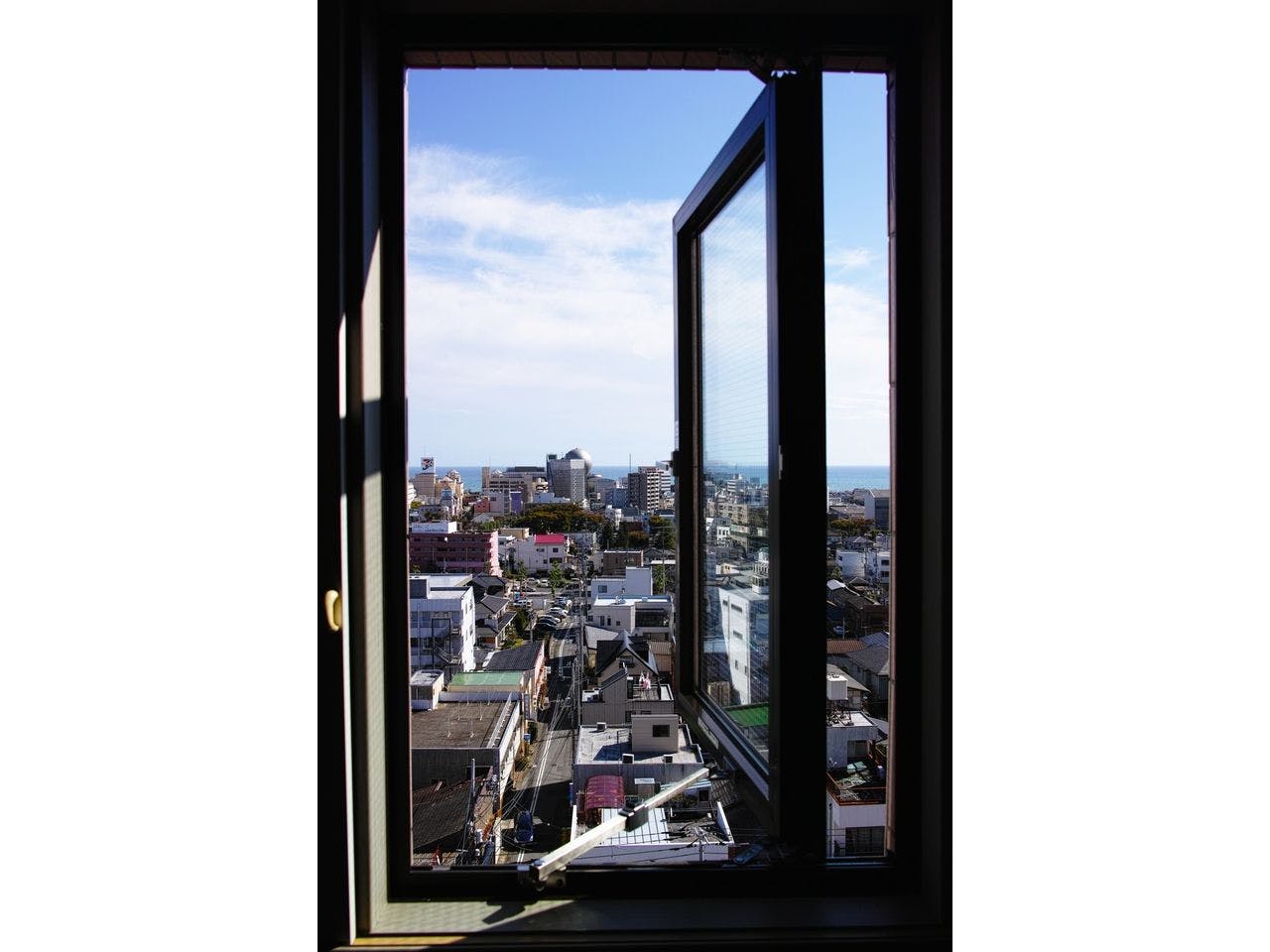 วิวจากห้องพักชั้นบน