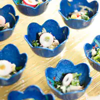 【อาหารเช้า】ถ้วยเล็กหลากสี