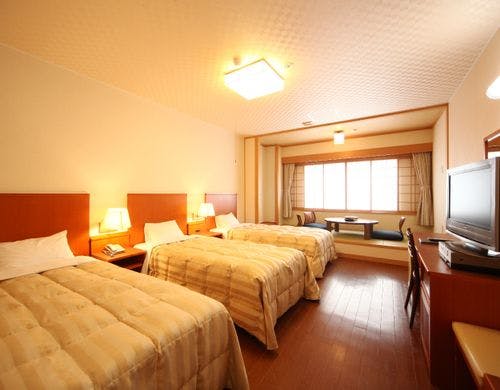 トリプルルームの一例。