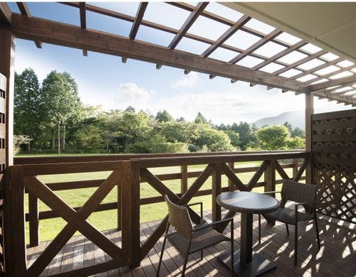 和室14畳　ウッドデッキ付き