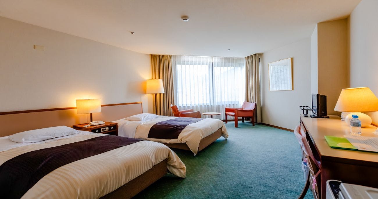 Kamar twin gaya barat utama