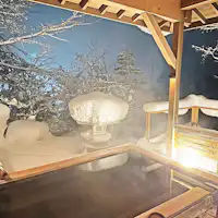 ห้องพิเศษ 'มัตสึชิมะ' พร้อมอ่างอาบน้ำกลางแจ้ง (ปกคลุมด้วยหิมะ)