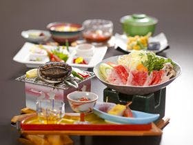 夕景湖畔　すいてんかく