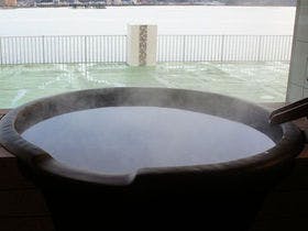 夕景湖畔　すいてんかく