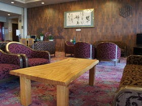 夕景湖畔　すいてんかく