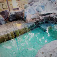 客房露天溫泉浴池