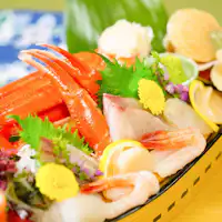 Perahu sashimi! *Foto adalah untuk 2 orang.