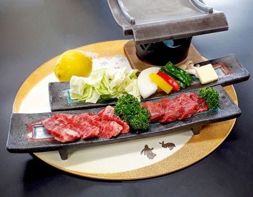 あがの姫牛陶板焼◆2種食べ比べ