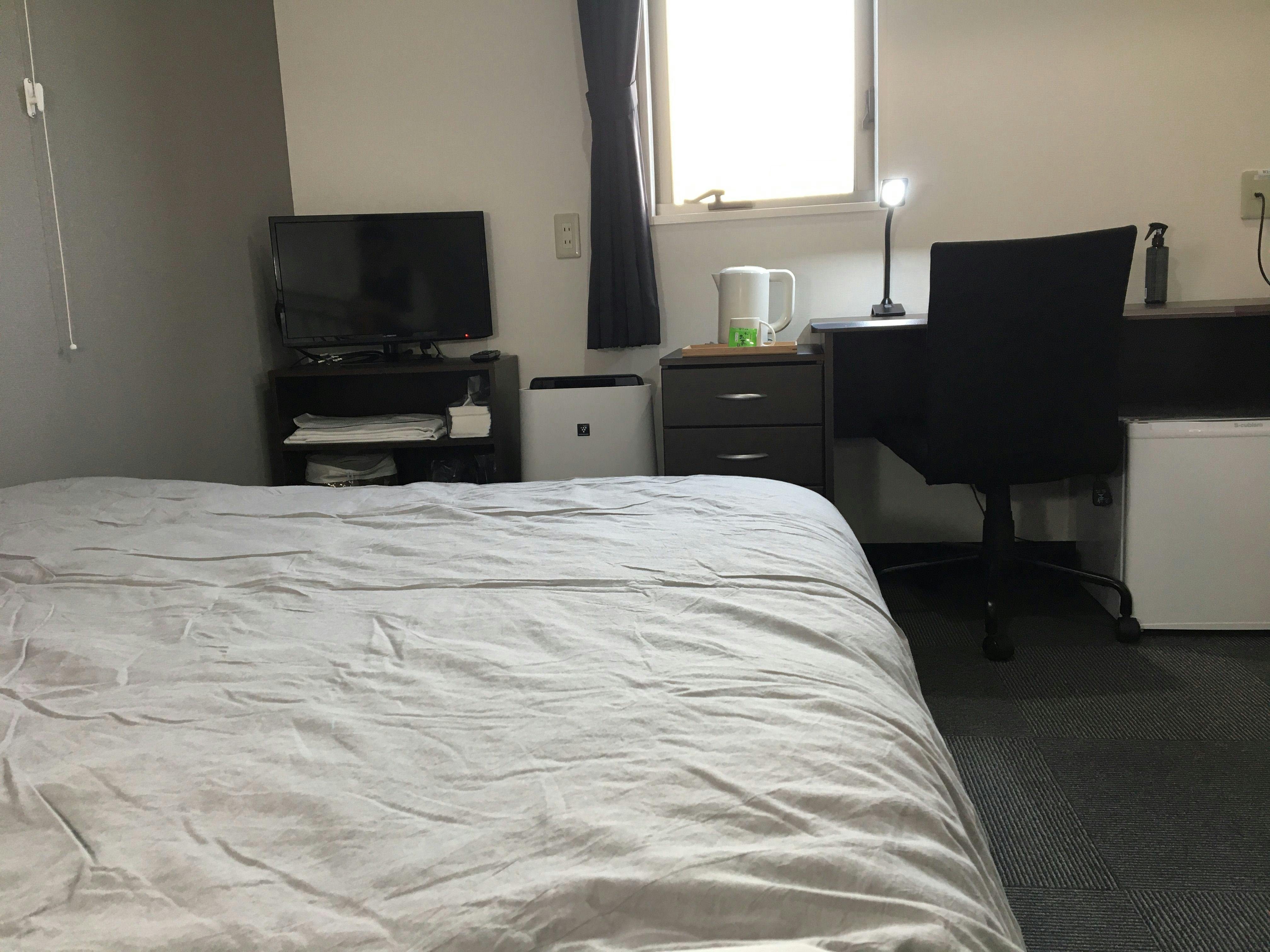 ห้องพักทุกห้องมีเตียงคู่