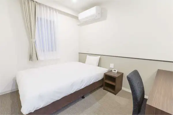 นี่คือห้องพักแบบซิงเกิลโมเดอเรต