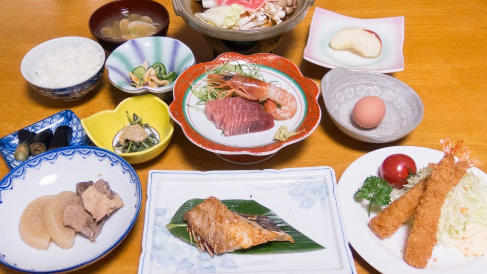 *【ตัวอย่างอาหารเย็น】