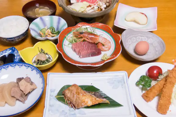 *【ตัวอย่างอาหารเย็น】