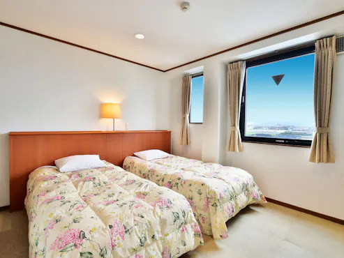 【ห้องพัก】ตัวอย่างห้องพักแบบเตียงคู่