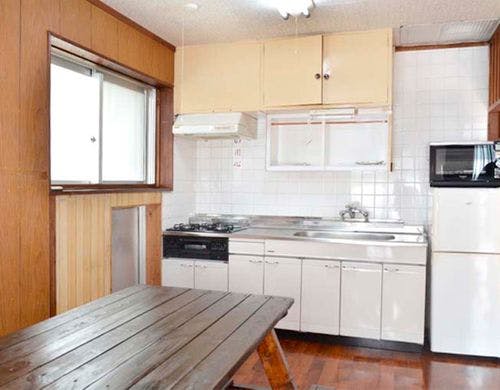 ・広いキッチンで料理も楽しめます