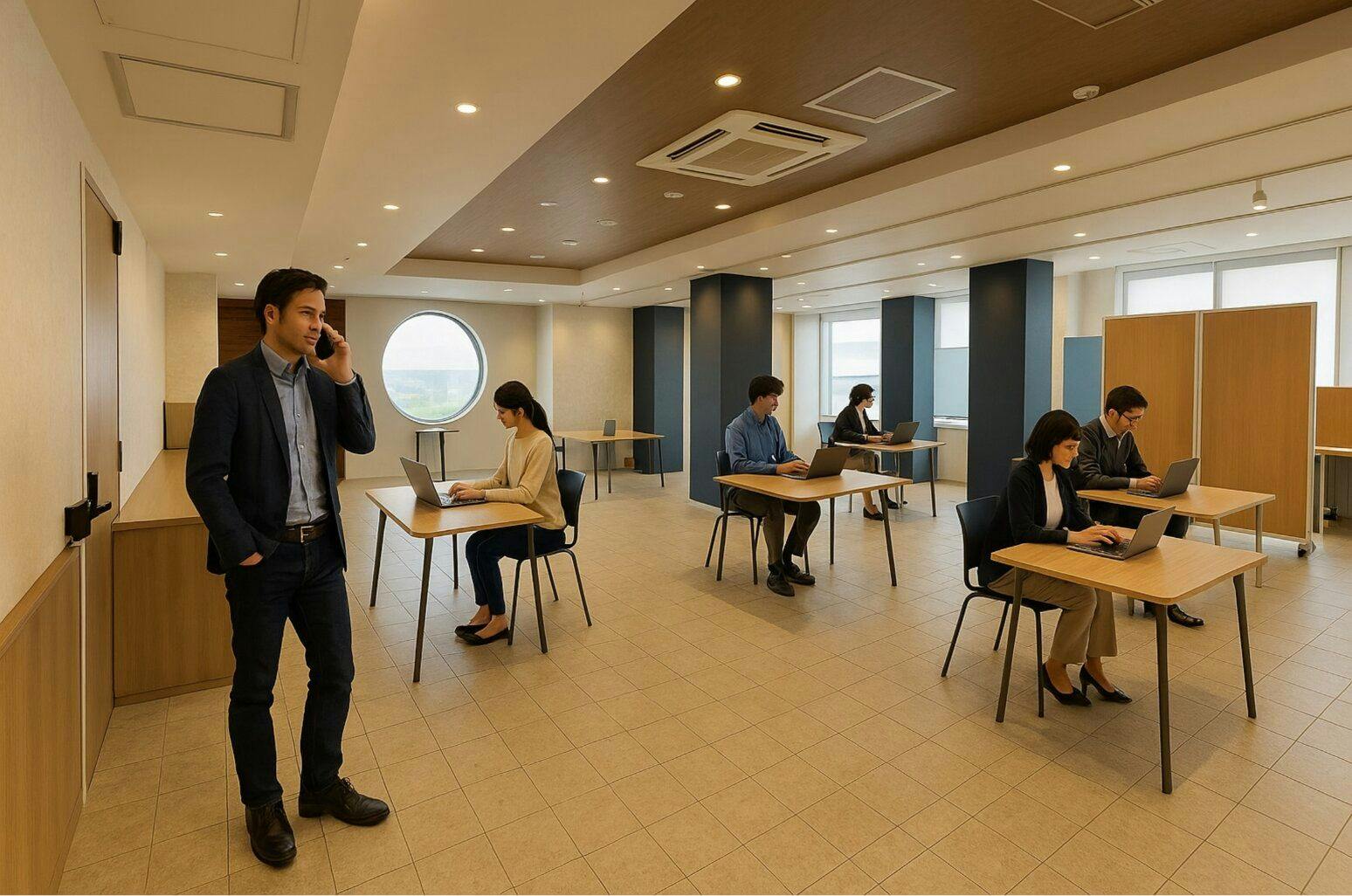 Ruang kerja bersama yang sesuai untuk workcation