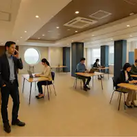 Ruang kerja bersama yang sesuai untuk workcation