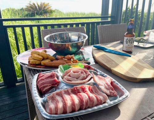 コテージウッドデッキ