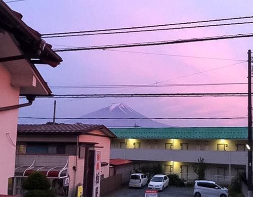 ・天気のよい日には富士山が見えます