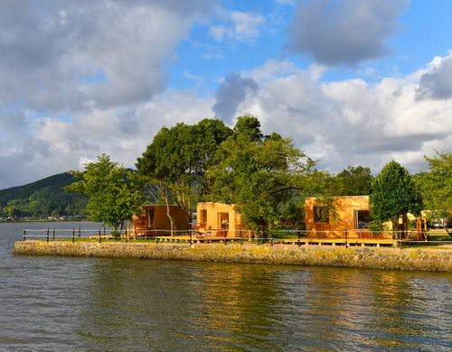 カフェから見える住箱