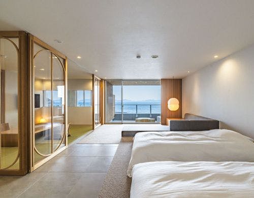 半露天付き客室wan